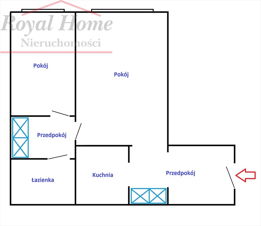 Mieszkanie dwupokojowe na sprzedaż Wrocław, Krzyki, Krzyki, Gwiaździsta  40m2 Foto 12