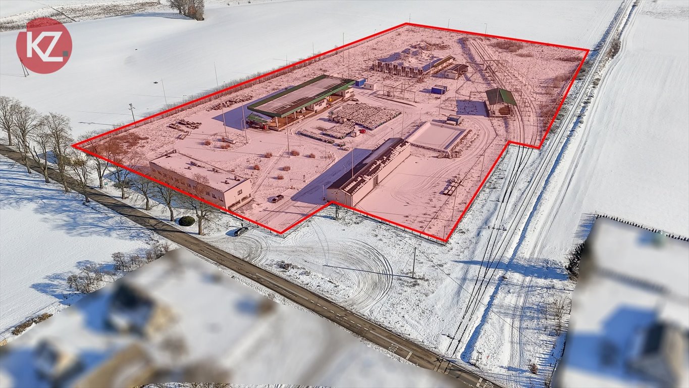 Unikatowy kompleks przemysłowy 3,61 ha z bocznicą kolejową Sąpolno  2 539m2 Foto 1