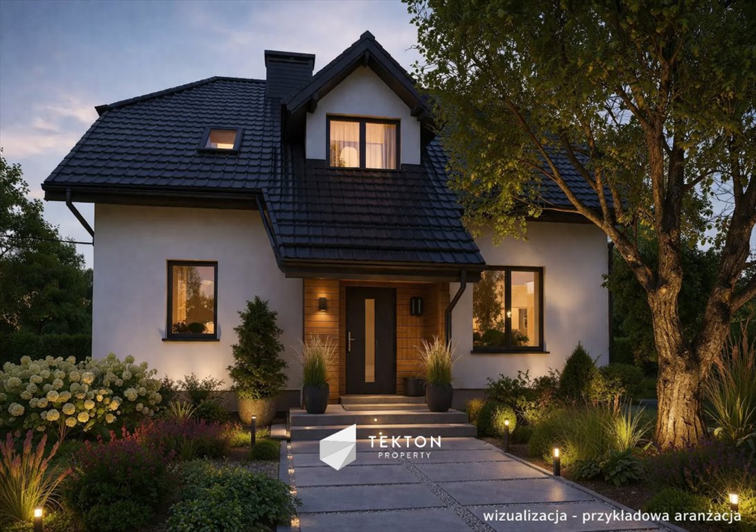 Energooszczędny dom 200 m2 z fotowoltaiką i ogrzewaniem podłogowym Brochocin  200m2 Foto 1