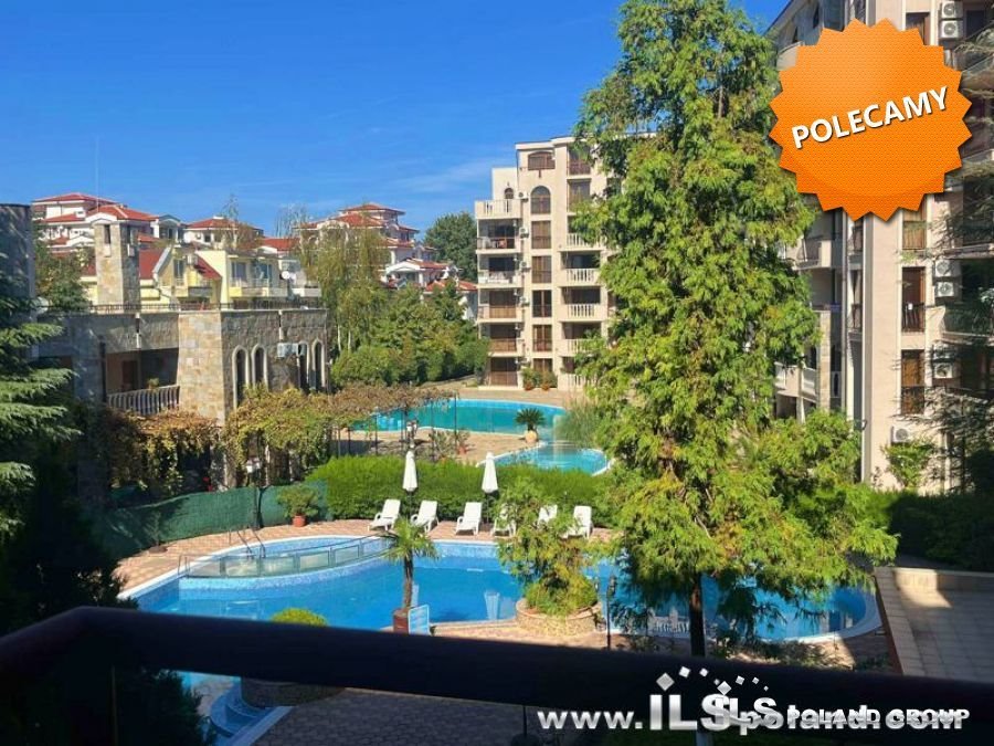 Przestronne 58 m² z widokiem na basen i ogród Bułgaria, Słoneczny Brzeg, Anita  58m2 Foto 1