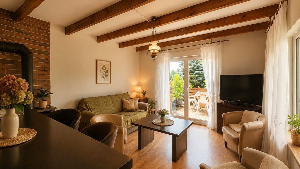 Zapraszam do domu na działce 80 m² z ogrodem i murowanym domkiem Szczecin, Warszewo  80m2 Foto 1