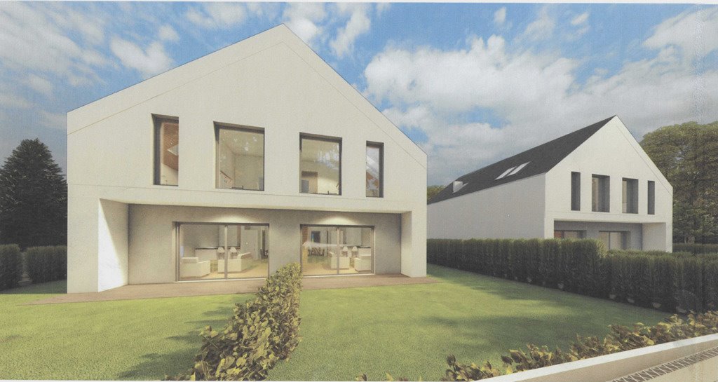 Działka w Policach z pozwoleniem na budowę domu dwurodzinnego Police  422m2 Foto 1