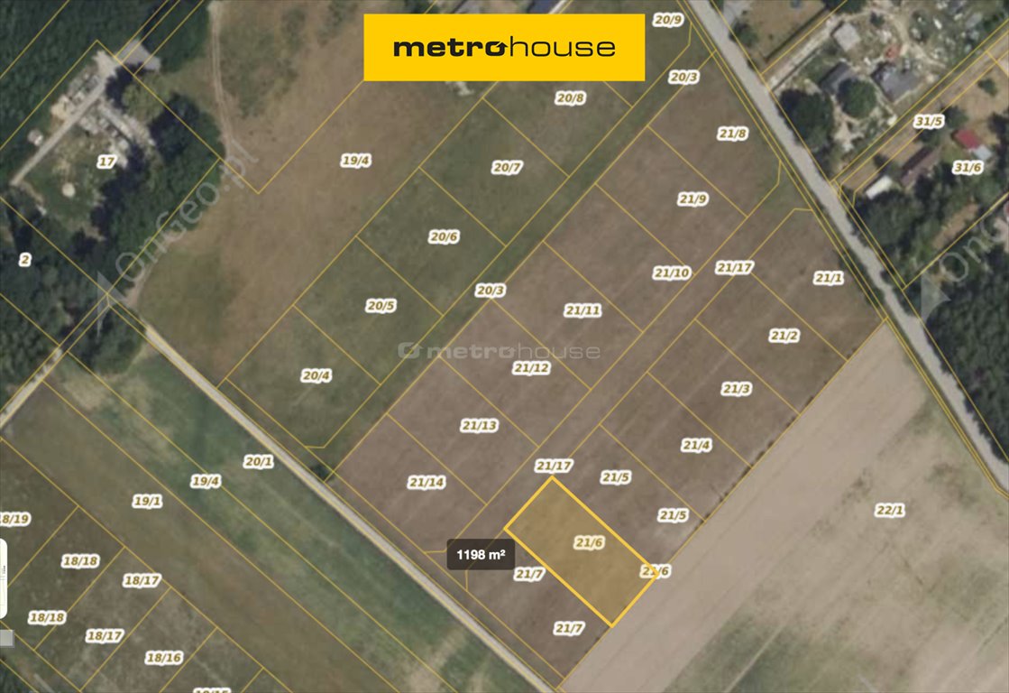 Działka budowlana 1239 m² pod dom jednorodzinny lub bliźniak Skuły, Północna  1 198m2 Foto 1