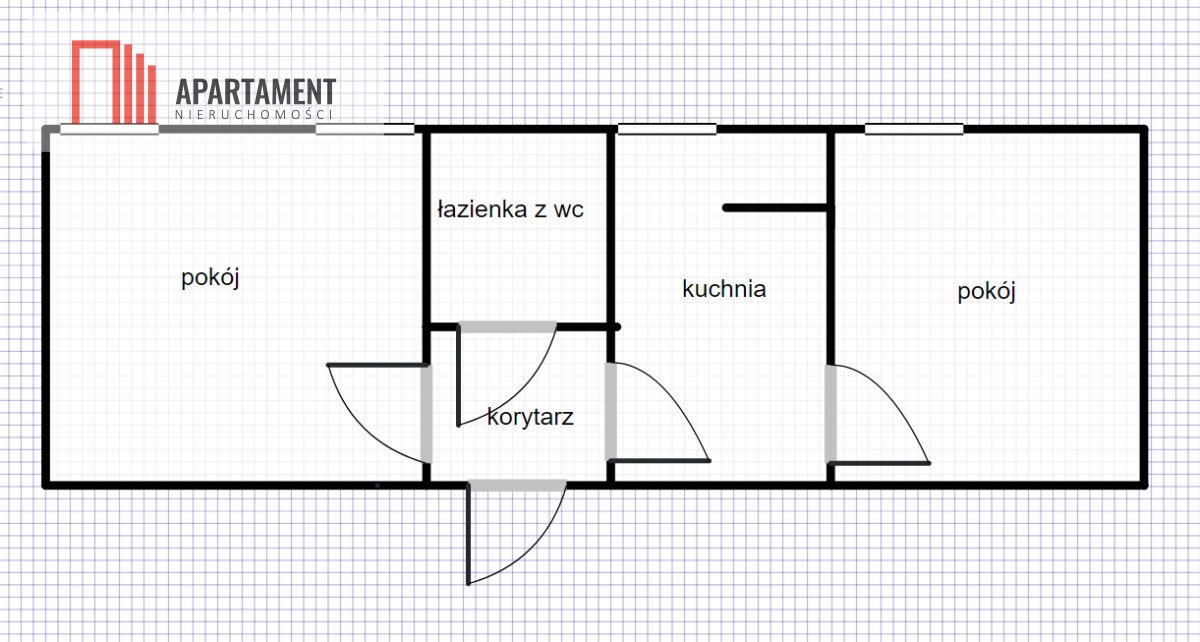 Mieszkanie dwupokojowe na sprzedaż Kwasowo  46m2 Foto 4