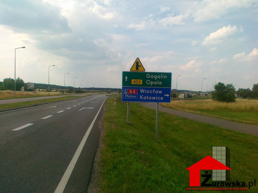 Działka inwestycyjna 4 ha przy autostradzie A4 z mediami Krapkowice  40 000m2 Foto 1