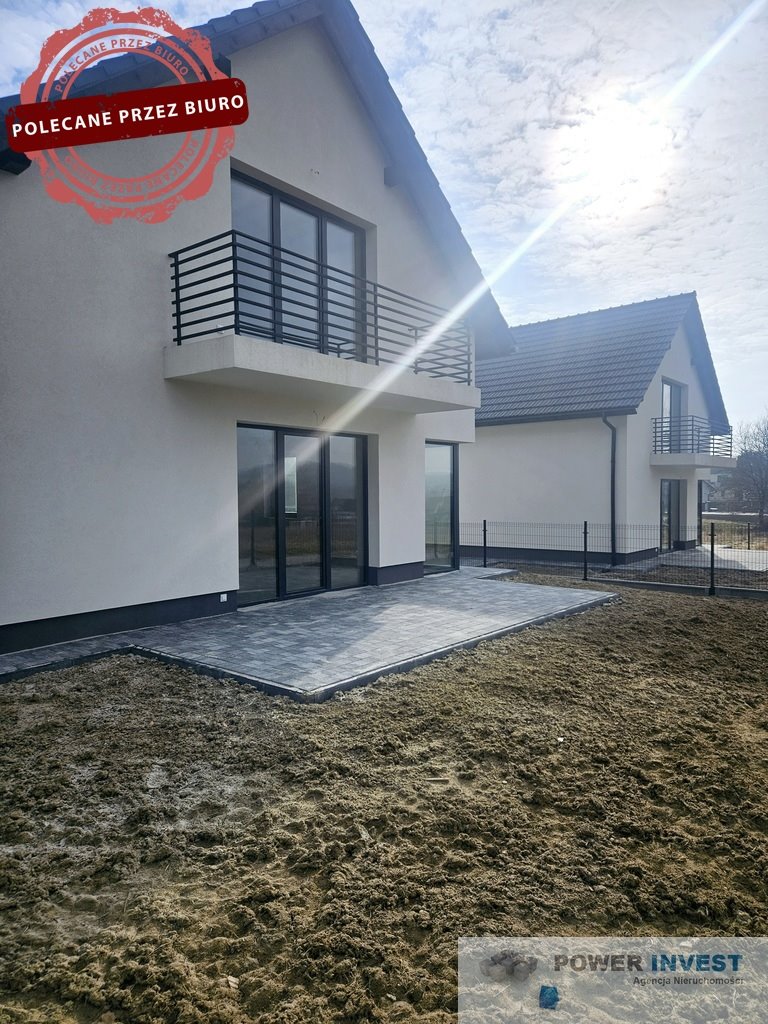 Nowoczesny dom 145 m² z tarasem (3 sypialnie, blisko Krakowa) Przeginia Duchowna  145m2 Foto 1