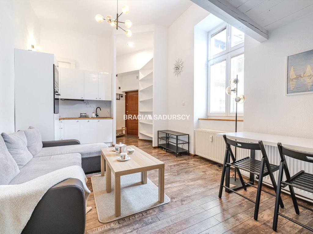 Zapraszam do wynajmu 27 m² mieszkania z antresolą w centrum Krakowa Kraków, Grzegórzki, św. Łazarza  27m2 Foto 1