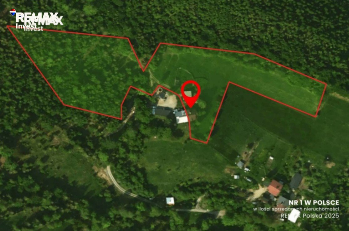 Działka 17 951 m² z domem i lasem - góry, media, dojazd Wisła, Stryczków 12  17 500m2 Foto 1