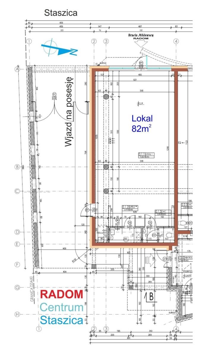 Lokal użytkowy na wynajem Radom, Centrum, Staszica  82m2 Foto 4