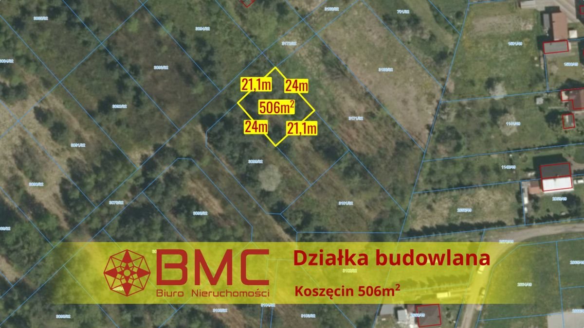 Działka budowlana na sprzedaż Koszęcin, Słowików  506m2 Foto 1