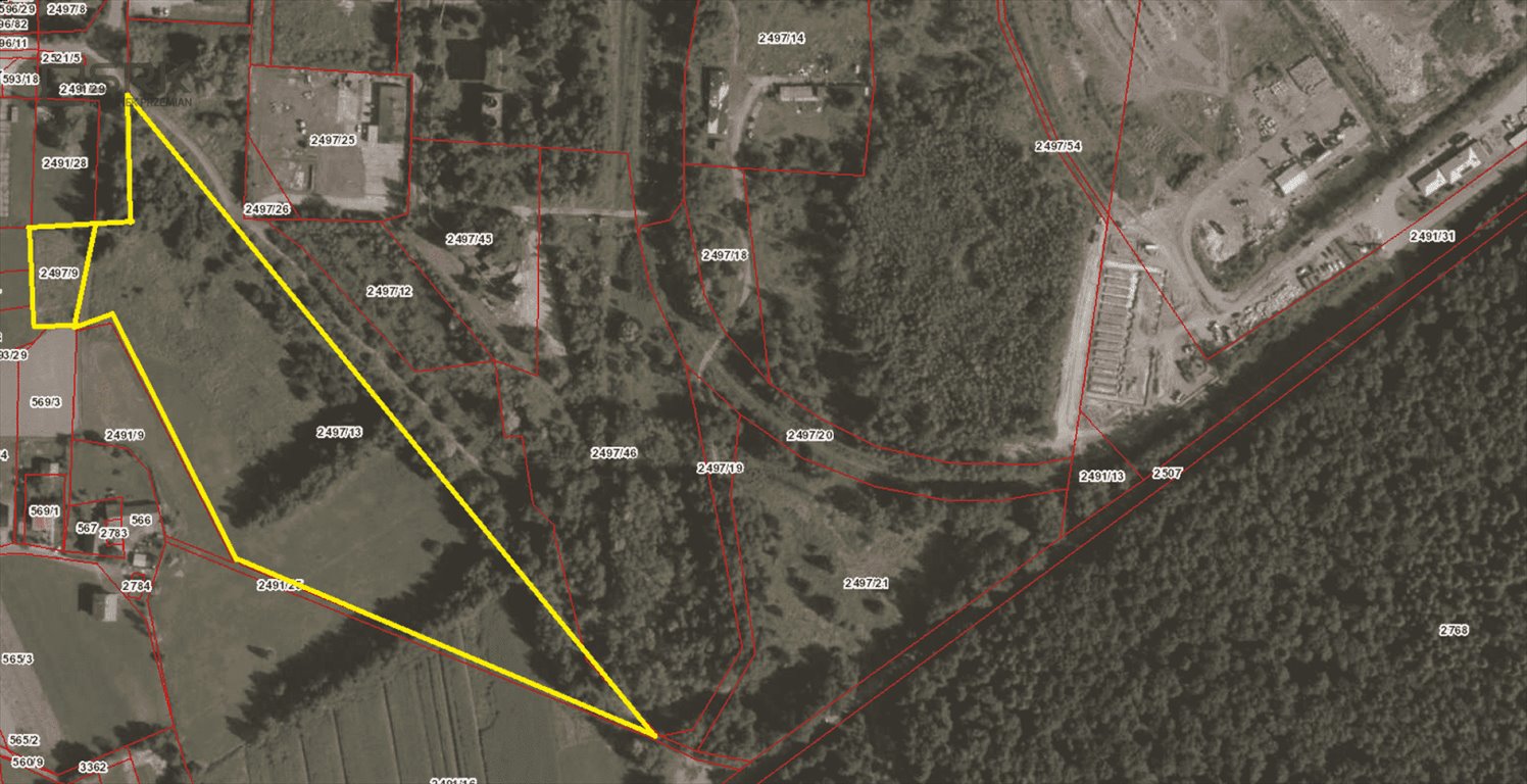 Działka 29 897 m² z potencjałem rozwoju i dostępem do drogi Brzeszcze, Brzeszcze, Lesisko  29 897m2 Foto 1