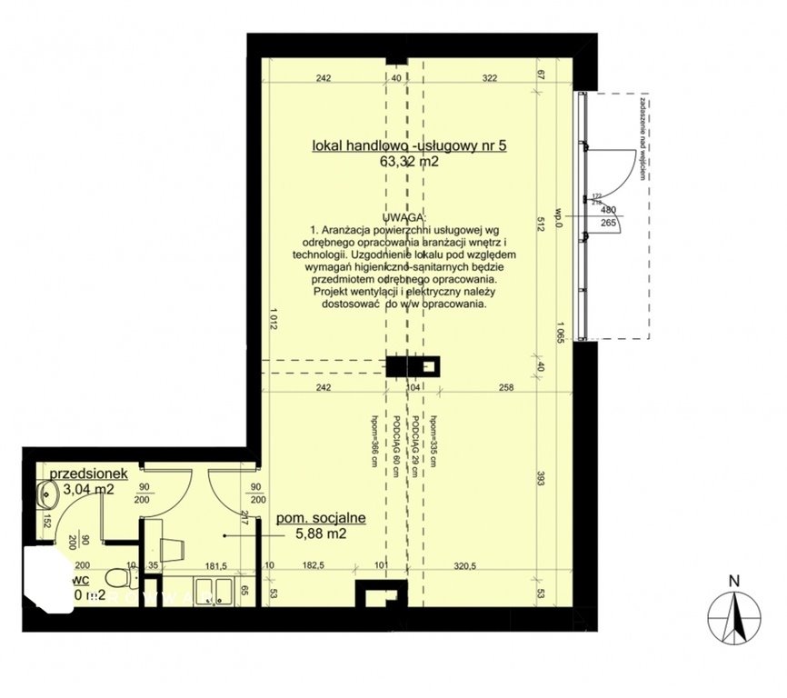 Lokal użytkowy na sprzedaż Poznań, Winogrady, Winogrady, Hawelańska  52m2 Foto 11