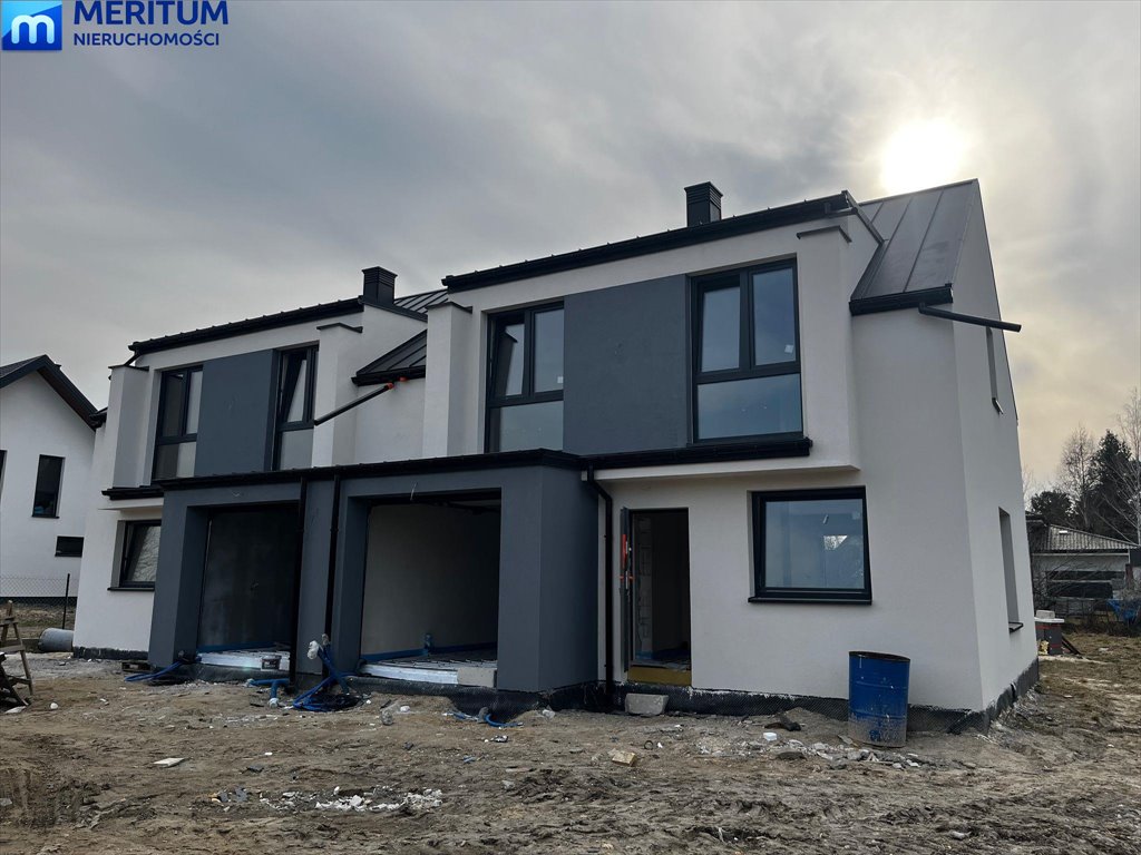 Nowoczesny bliźniak 127 m2 z dużą działką, stan deweloperski Osowiec  127m2 Foto 1