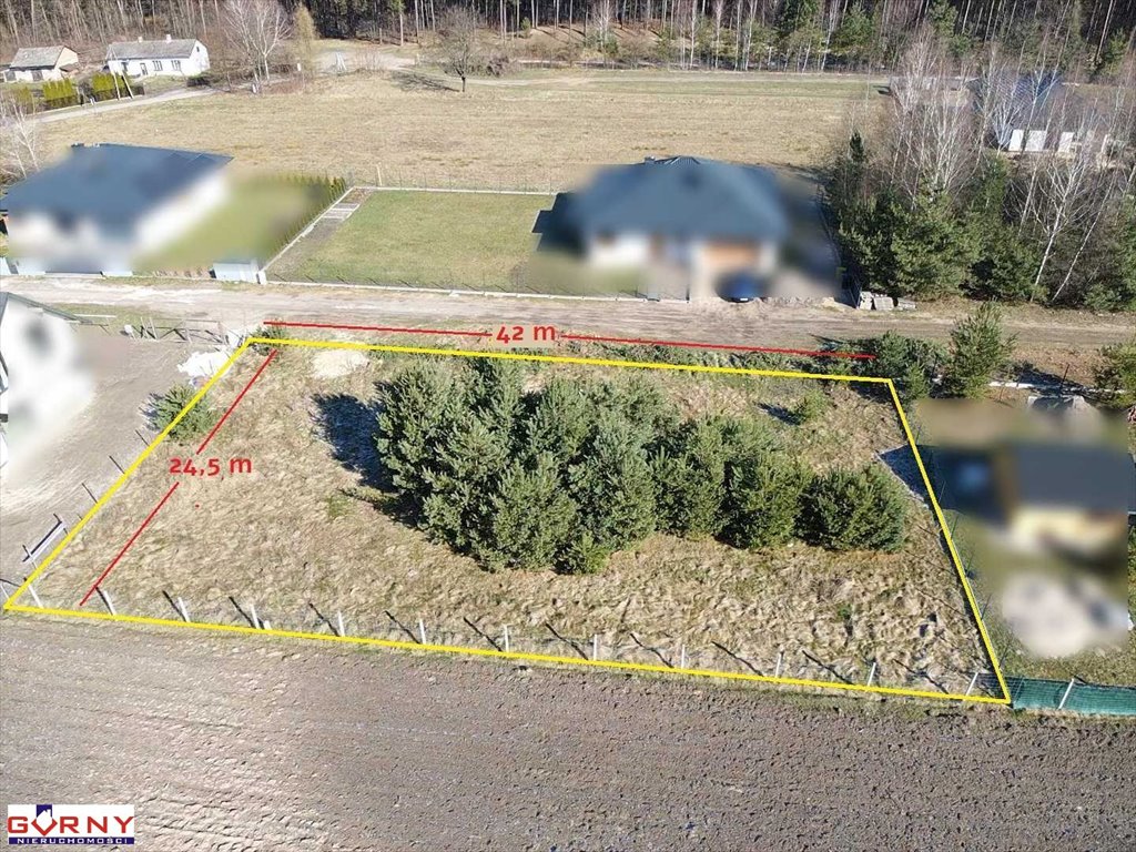 Działka 1034 m² w Uszczynie, pod Piotrkowem, z planem! Uszczyn  1 034m2 Foto 1