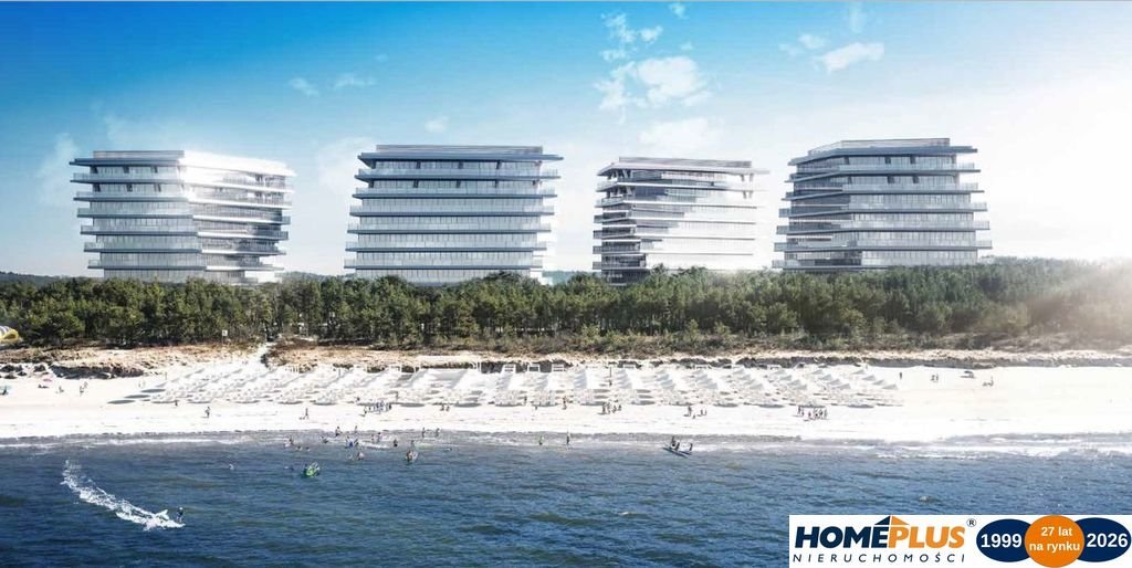 Luksusowy apartament z widokiem na morze, 86,77 m2 Międzyzdroje, Gryfa Pomorskiego  87m2 Foto 1