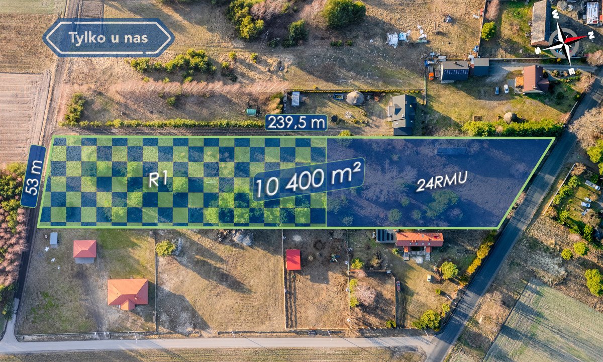 Działka przemysłowo-handlowa na sprzedaż Podlesie  10 400m2 Foto 1