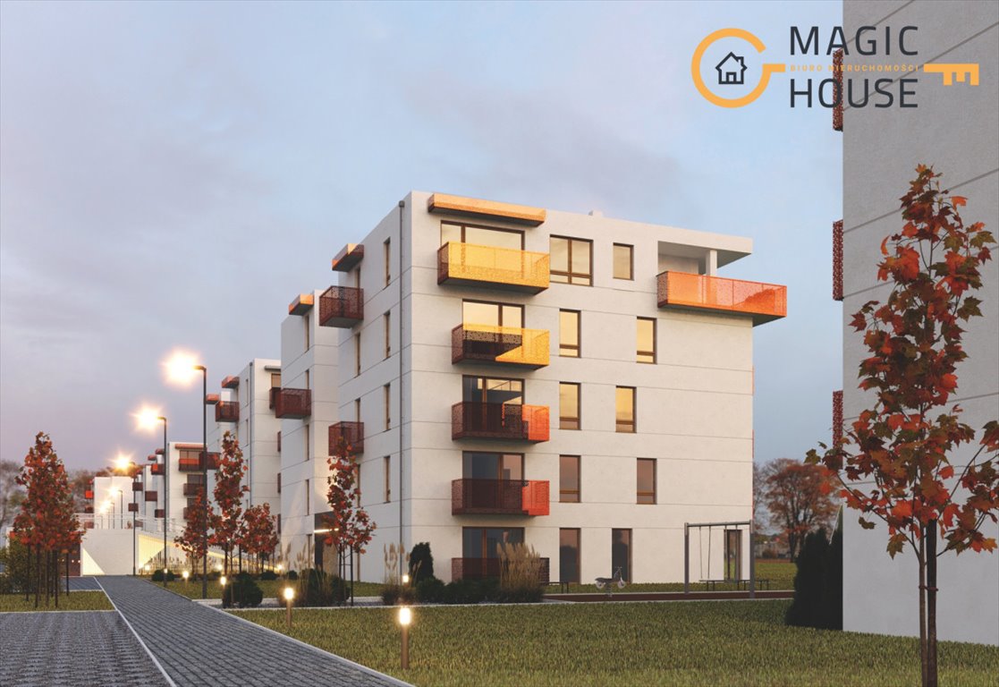 Sprzedam nowoczesne 3-pokojowe mieszkanie 60,8 m² z balkonem i garażem Rumia, Dolna  61m2 Foto 1