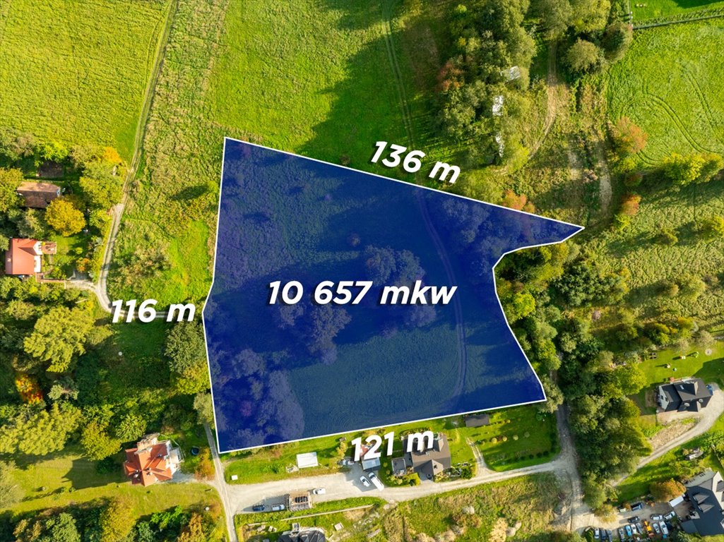 Działka inwestycyjna 10 657 m² w Rabka-Zdrój z mediami Nowotarski, Zakopiańska 0  10 657m2 Foto 1