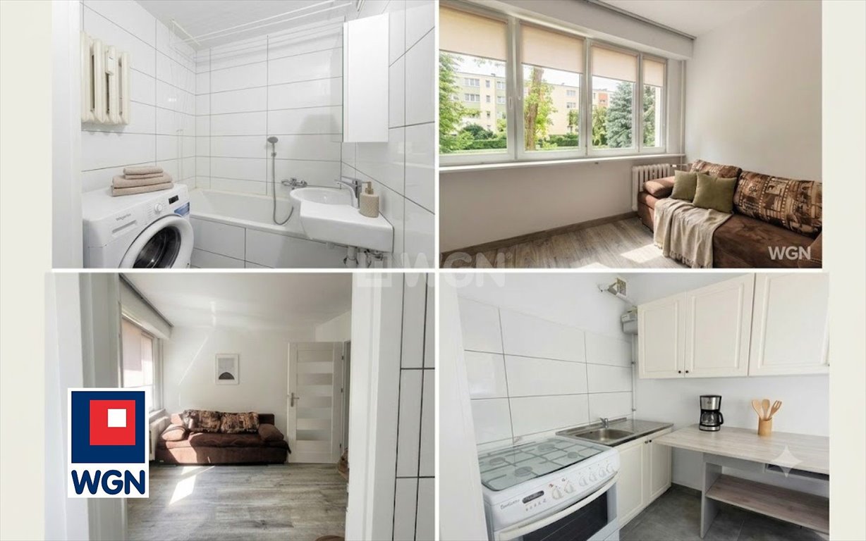 Jasna kawalerka 24 m² z rozkładem i dużymi oknami Kalisz, Widok  24m2 Foto 1