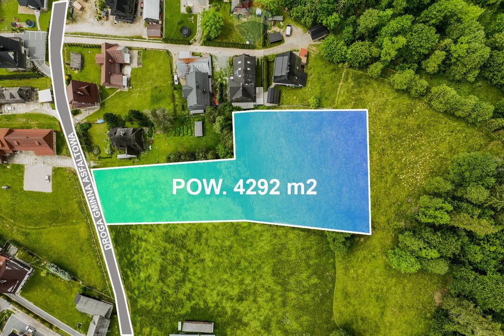 Działka rolna na sprzedaż Gliczarów Górny  4 292m2 Foto 1