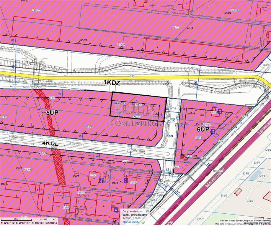 Działka przemysłowo-handlowa na sprzedaż Janki, Platynowa  1 350m2 Foto 1