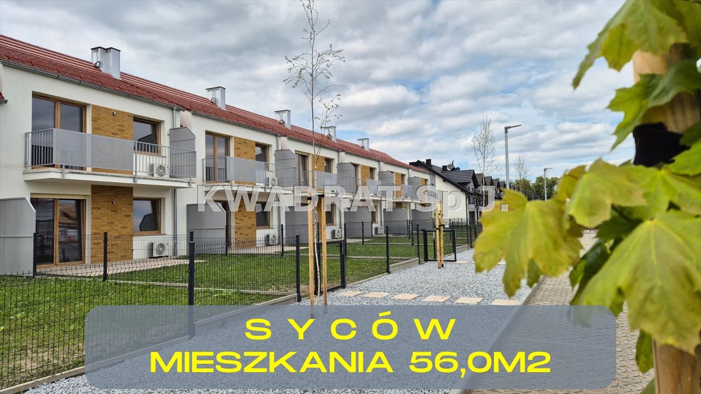 Nowoczesne 56 m² z tarasem i dwoma miejscami parkingowymi Syców  56m2 Foto 1