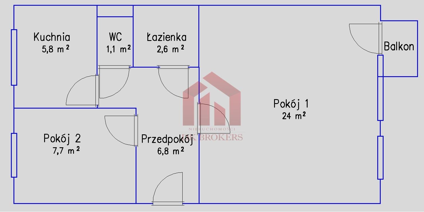 Mieszkanie dwupokojowe na sprzedaż Dębica, Świętosława  48m2 Foto 1