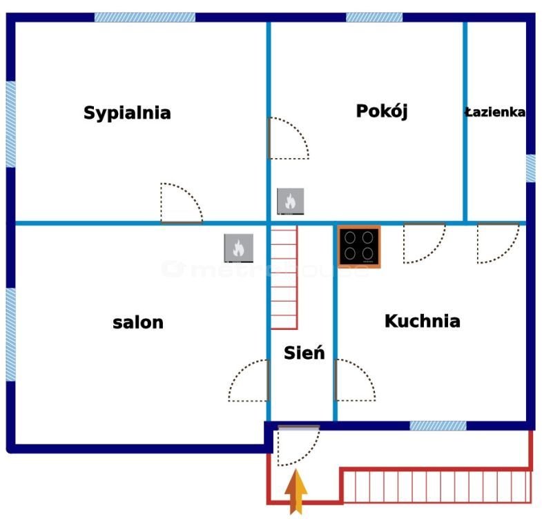 Dom na sprzedaż Kostomłoty  100m2 Foto 15