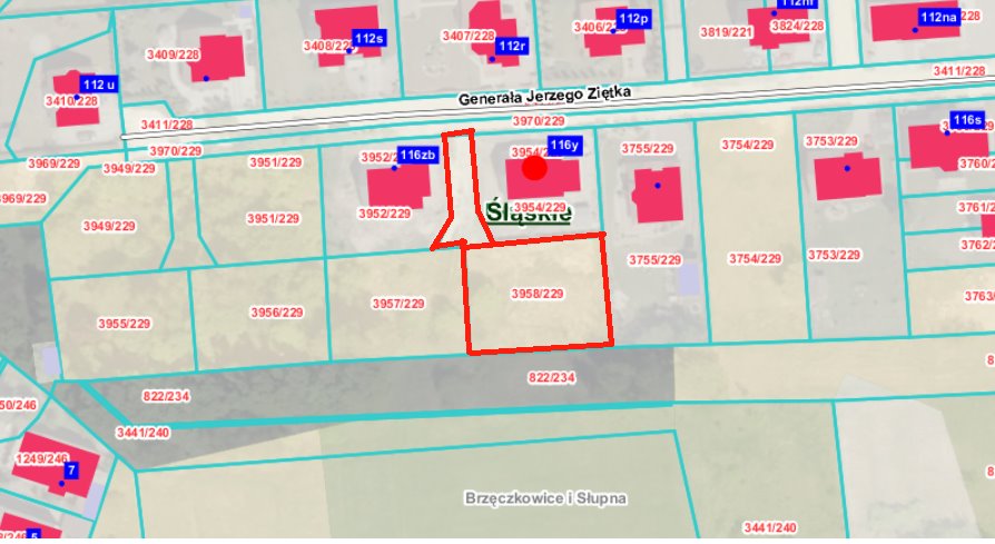 Działka budowlana na sprzedaż Mysłowice, Brzęczkowice, gen. Jerzego Ziętka  770m2 Foto 2