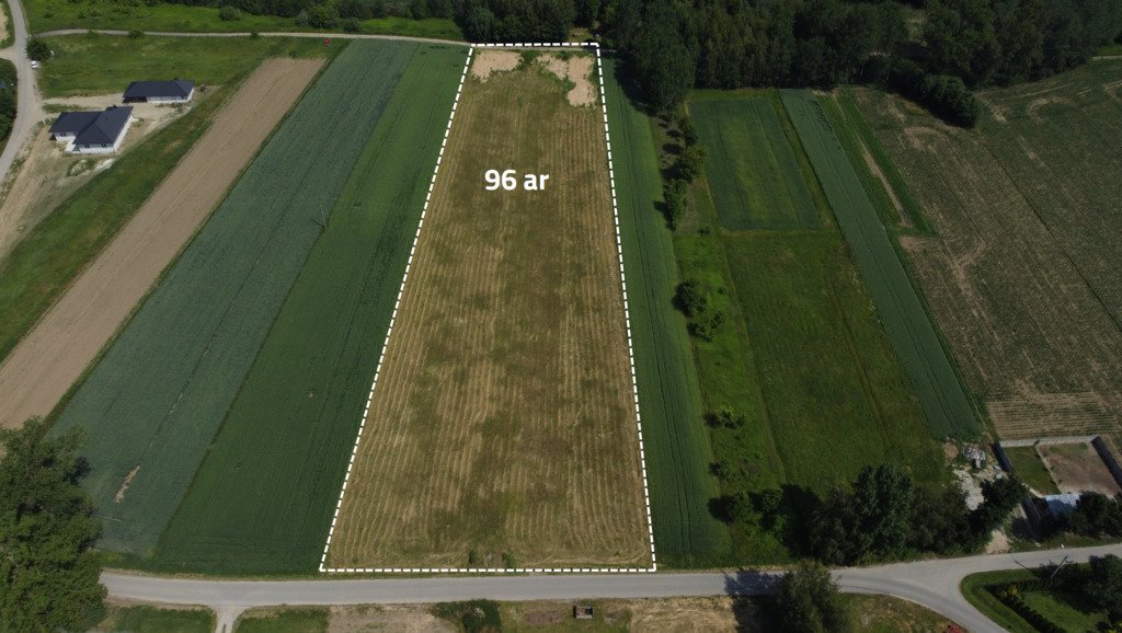 Działka 96 arów z 12 działkami budowlanymi, dostęp asfaltowy Łukawiec  9 600m2 Foto 1