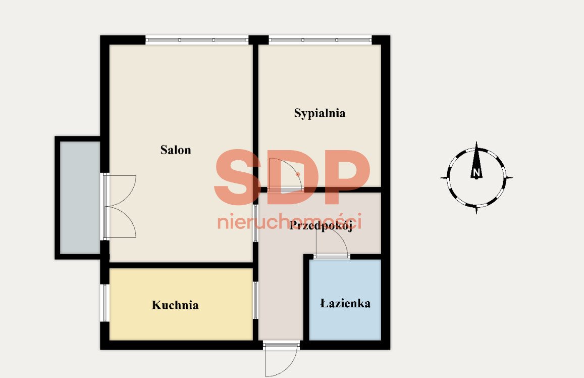 Mieszkanie dwupokojowe na sprzedaż Warszawa, Ochota, Sękocińska  43m2 Foto 12