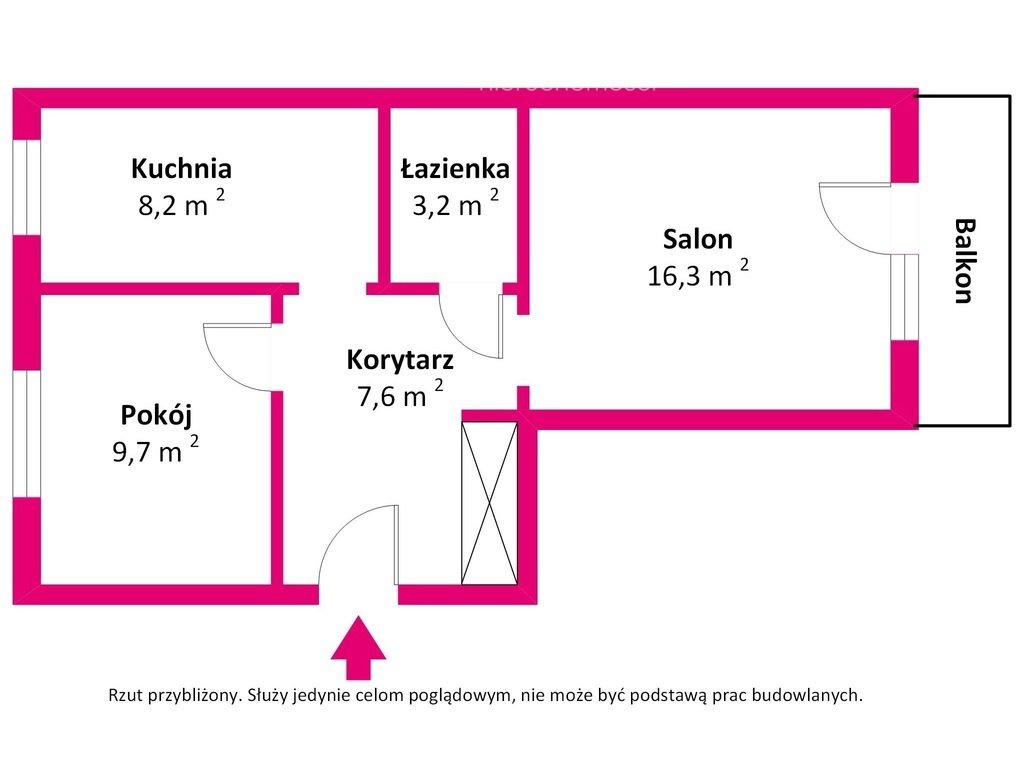 Mieszkanie dwupokojowe na sprzedaż Oświęcim, Aleja Tysiąclecia  45m2 Foto 8