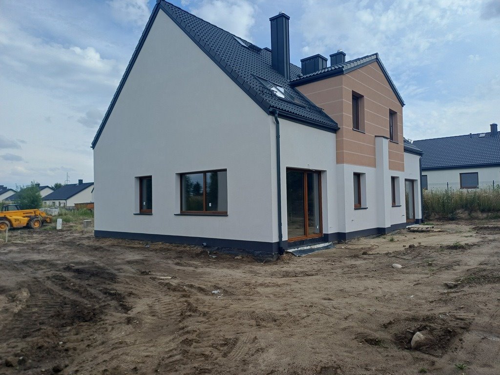 Do sprzedania nowoczesny bliźniak 117 m² w Łapinie Kartuskim Łapino Kartuskie, Krokusowa  117m2 Foto 1