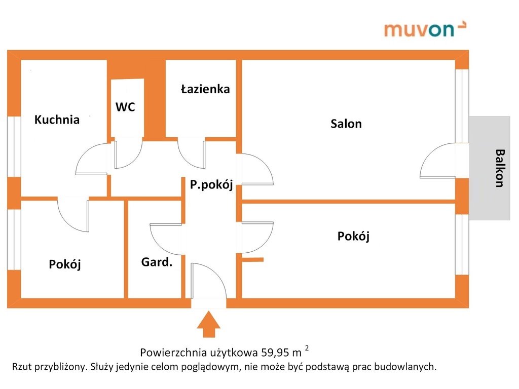 Mieszkanie trzypokojowe na sprzedaż Kielce, marsz. Józefa Piłsudskiego  60m2 Foto 7