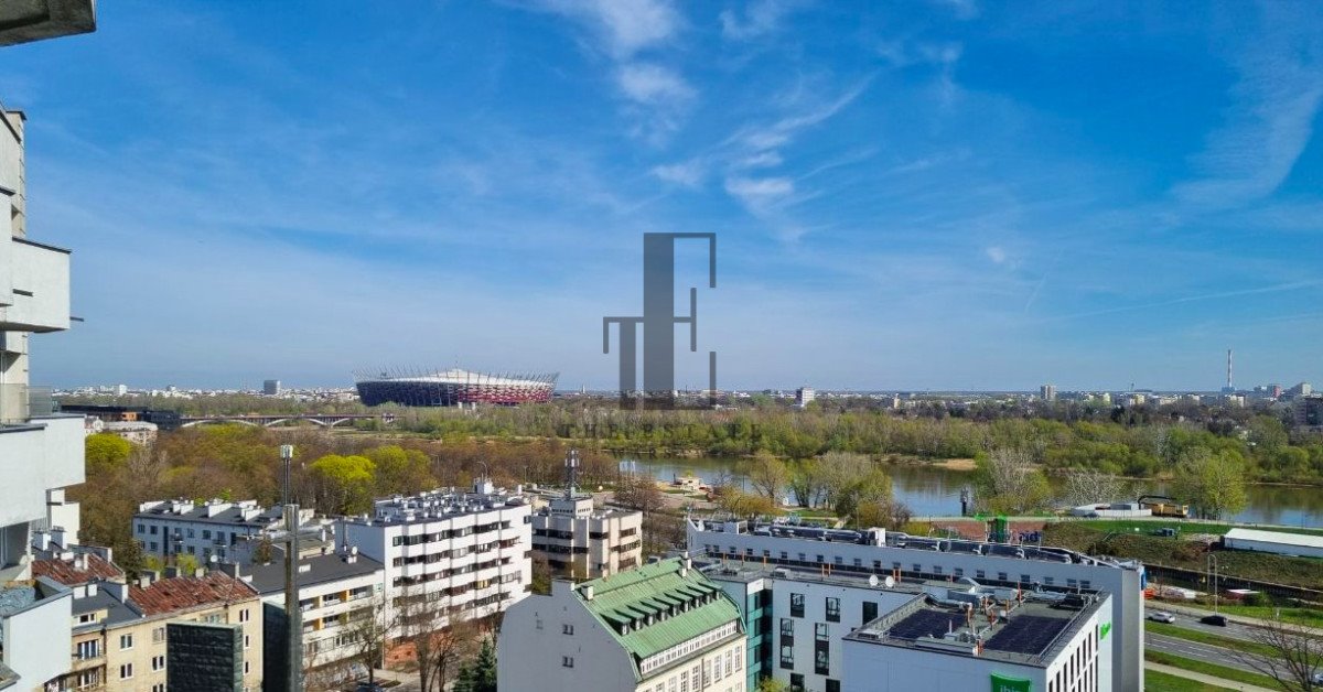 Widok na Wisłę! 2 pokoje na 14 piętrze w Śródmieściu Warszawa, Śródmieście Solec, Górnośląska  38m2 Foto 1