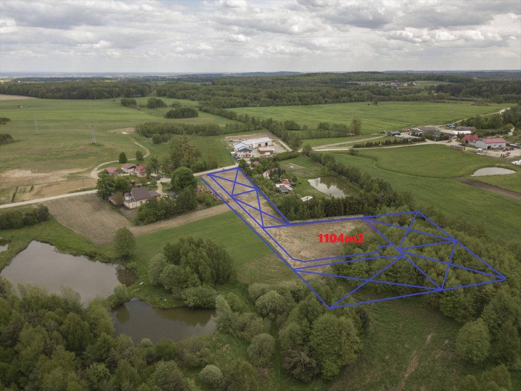 Działka 1104 m² w Lisewcu - spokój i przyroda Lisewiec, Potokowa  1 104m2 Foto 1