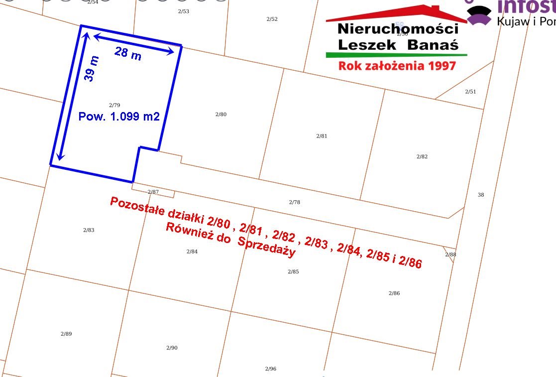Działka 1099 m2 w Maruszy z mediami, blisko lasu Marusza  1 099m2 Foto 1