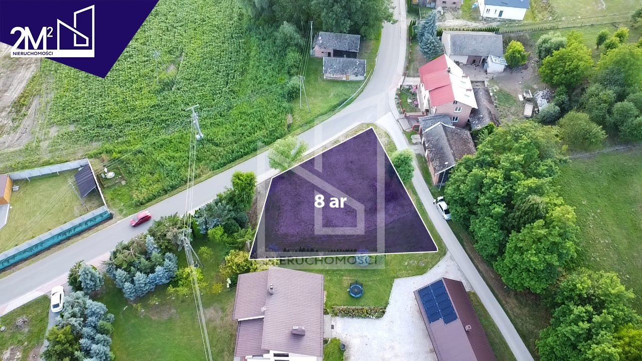 Na sprzedaż działka 800 m² w Gaći z dostępem do mediów Gać, Białoboki  800m2 Foto 1
