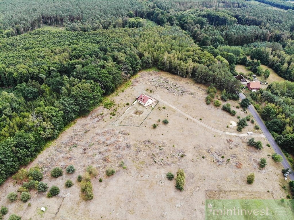 Polecam działkę 1503 m² pod zabudowę jednorodzinną z mediami Miłowo  1 503m2 Foto 1