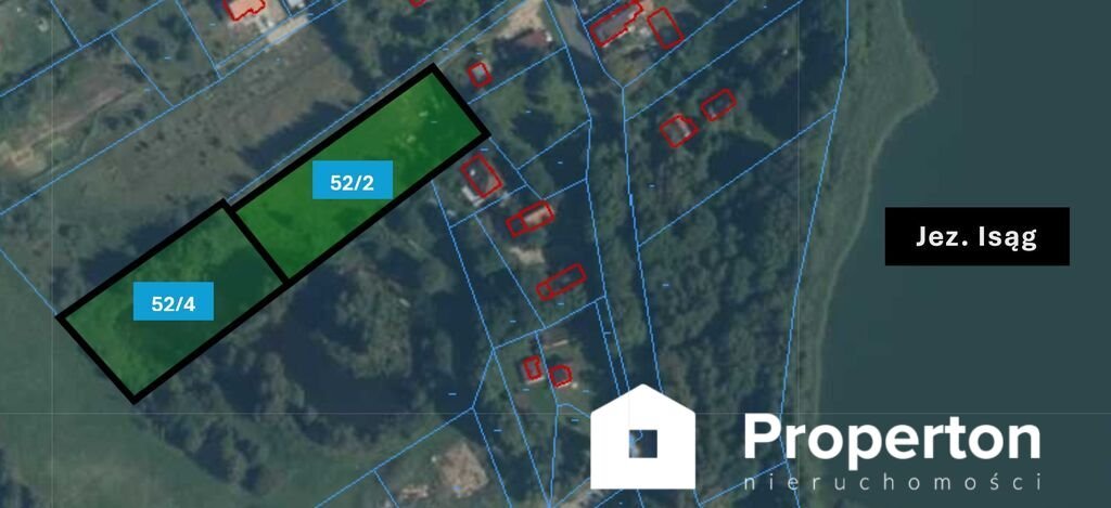 Działka 0,57 ha z jeziorem i stawem w Worlinach Worliny  5 700m2 Foto 1