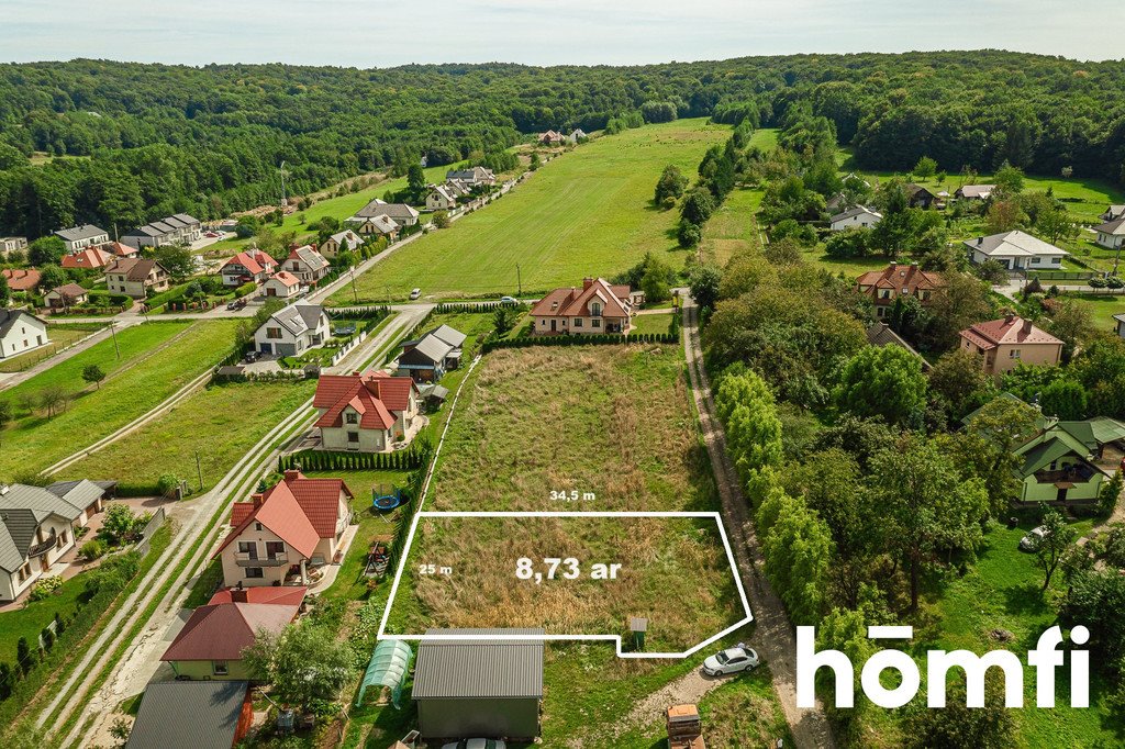 Działka z pozwoleniem na budowę i pełnym uzbrojeniem - polecam! Rzeszów, Słocina, św. Marcina  873m2 Foto 1