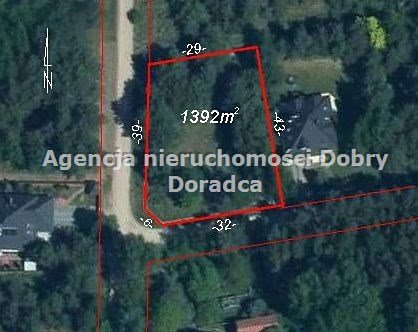 Działka 1392 m² w Żelechowie z drzewami i planem zabudowy Żelechów, Sasanek  1 392m2 Foto 1