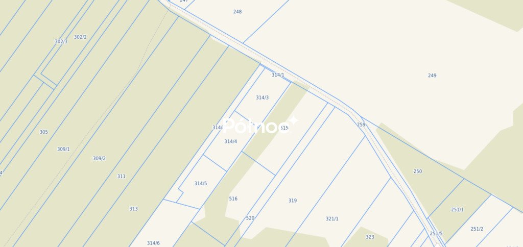 Działka 1450 m² z warunkami zabudowy w Kąty Miąski Kąty-Miąski  1 450m2 Foto 1