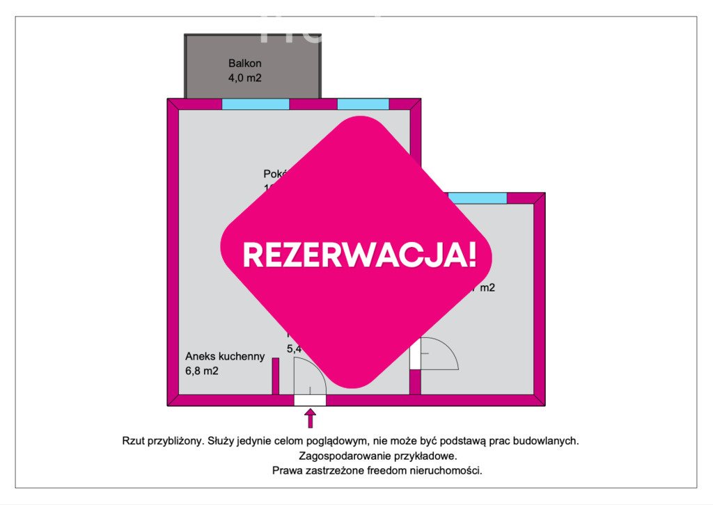 Mieszkanie dwupokojowe na sprzedaż Iława, Kazimierza Odnowiciela  44m2 Foto 16