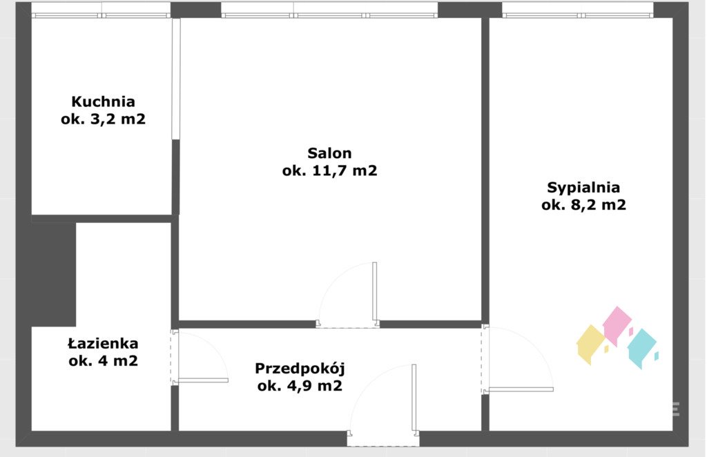 Mieszkanie dwupokojowe na sprzedaż Olsztyn, Dworcowa  32m2 Foto 9