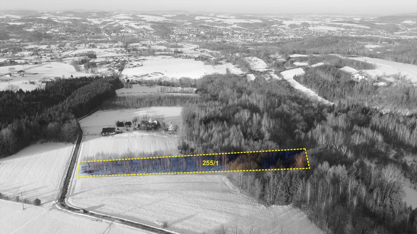 Działka z panoramicznym widokiem na Biecz i lasem Biecz  5 100m2 Foto 1