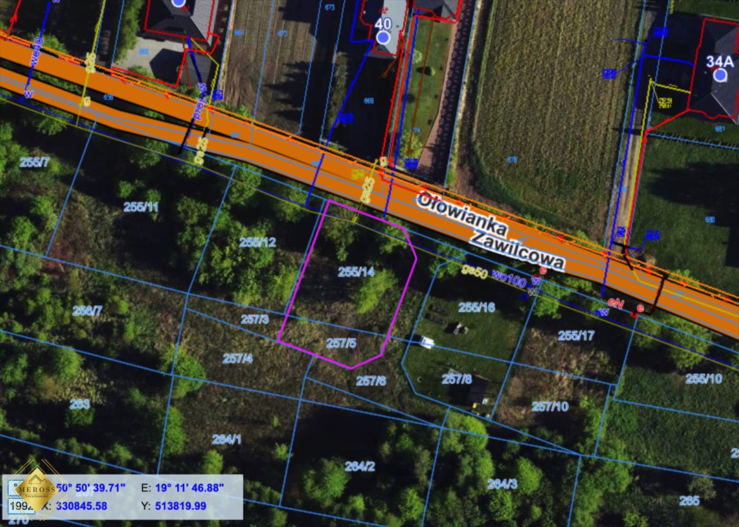 Działka 686 m² z warunkami zabudowy w Wyczerpy Górne Częstochowa, Wyczerpy Górne  686m2 Foto 1