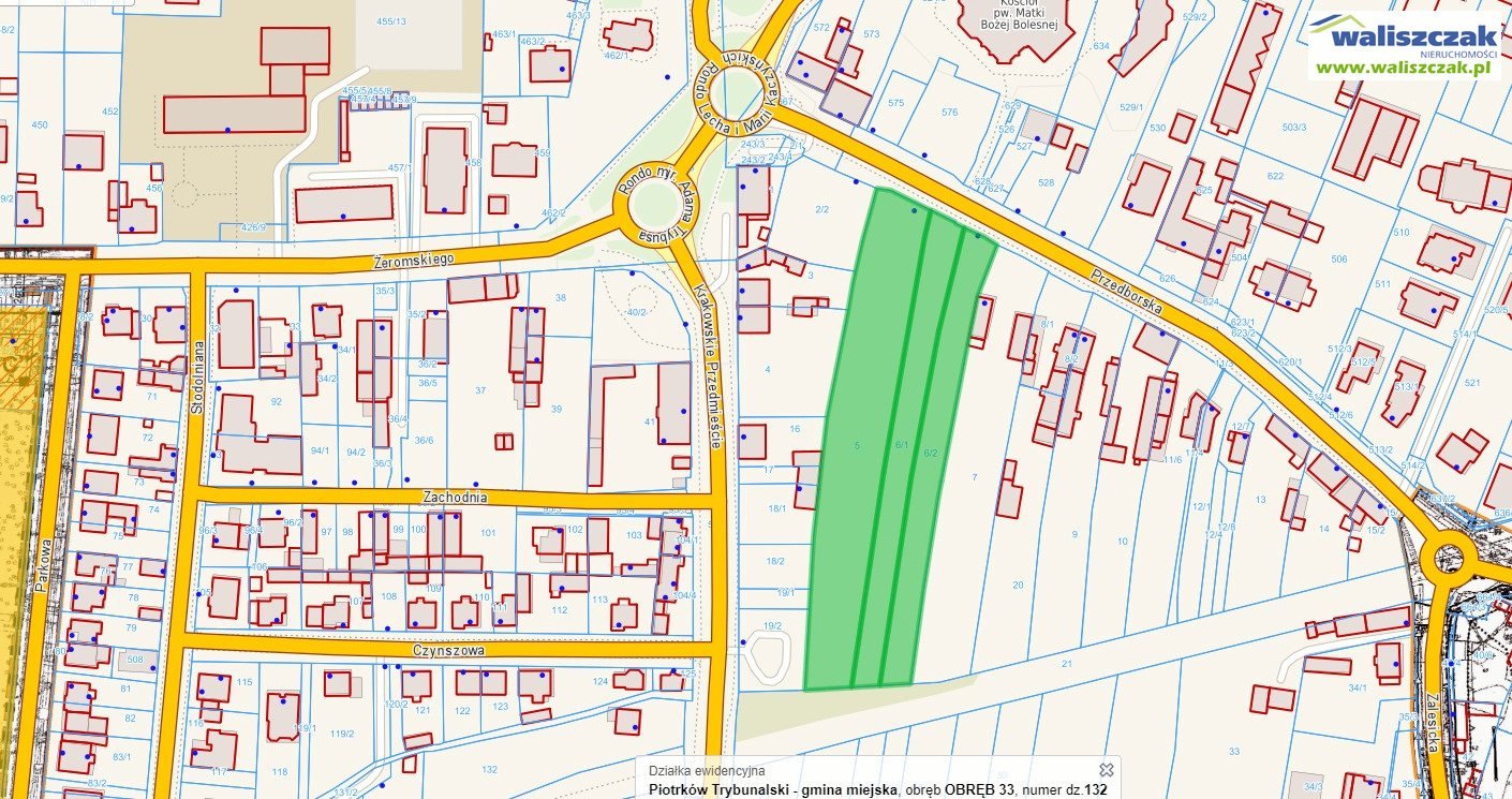 Działka budowlana na sprzedaż Piotrków Trybunalski, Przedborska  7 676m2 Foto 9