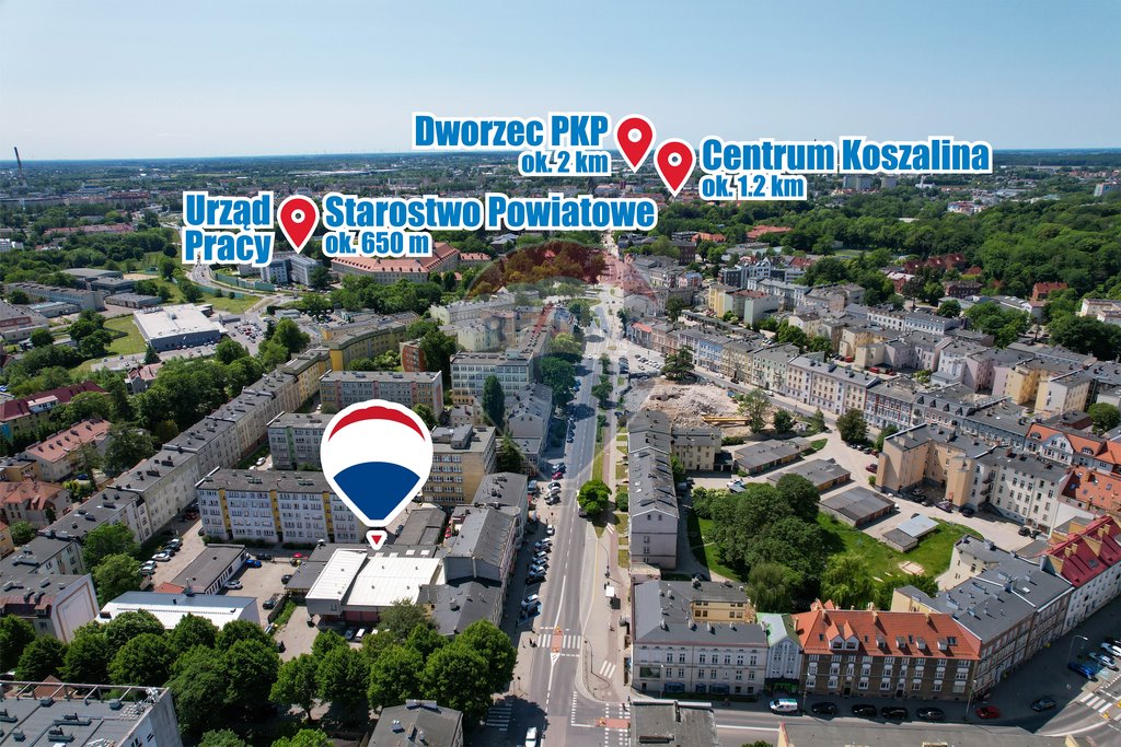 Lokal użytkowy 285 m² na wynajem w Koszalinie (blisko centrum) Koszalin, Zwycięstwa  285m2 Foto 1