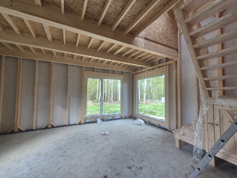 Nowy dom szkieletowy 100 m2 z dużą działką w Mstowie Mstów, Wancerzów, brak  100m2 Foto 1